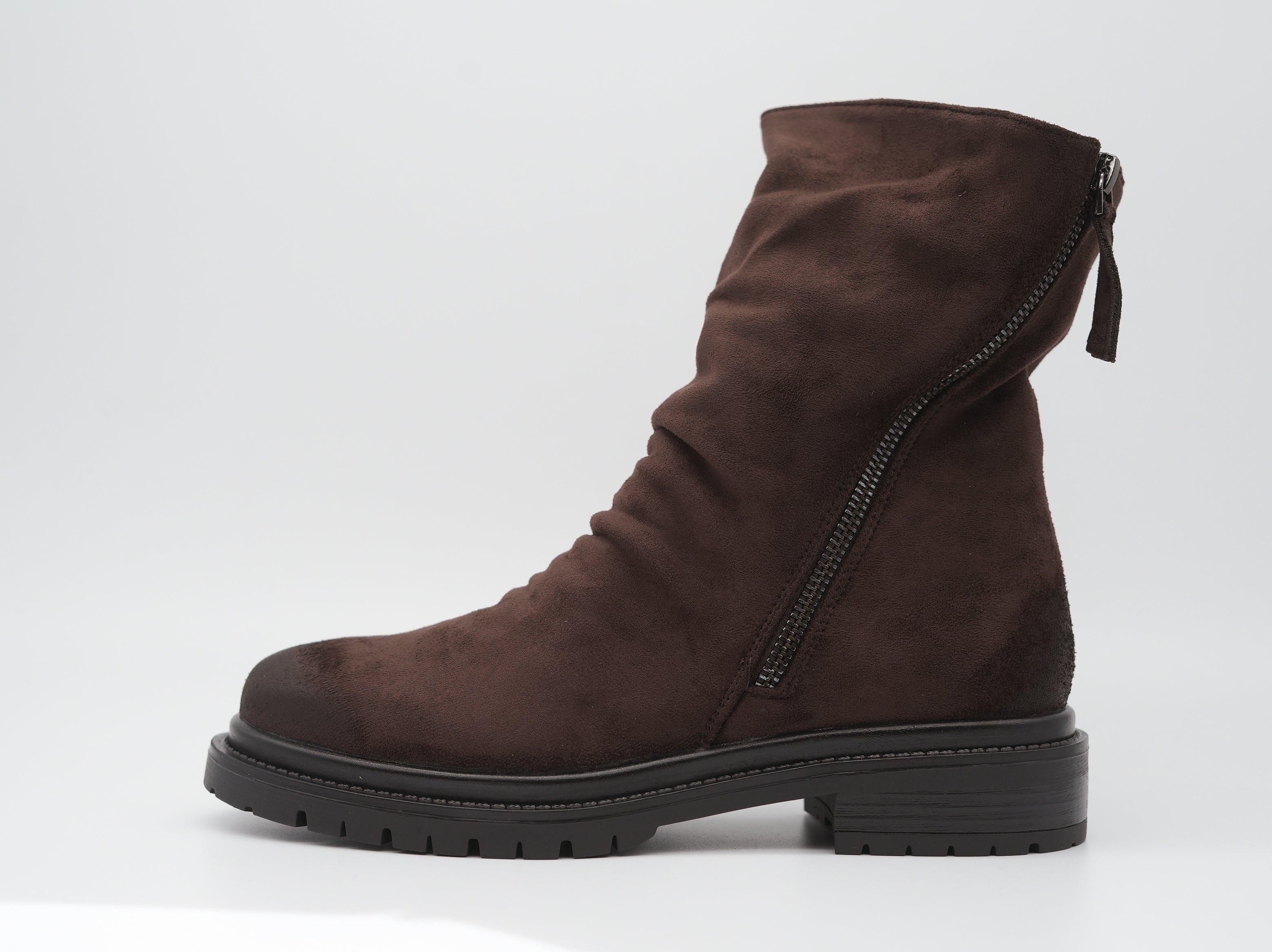 Ankle Boots mit seitlichem Reißverschluss