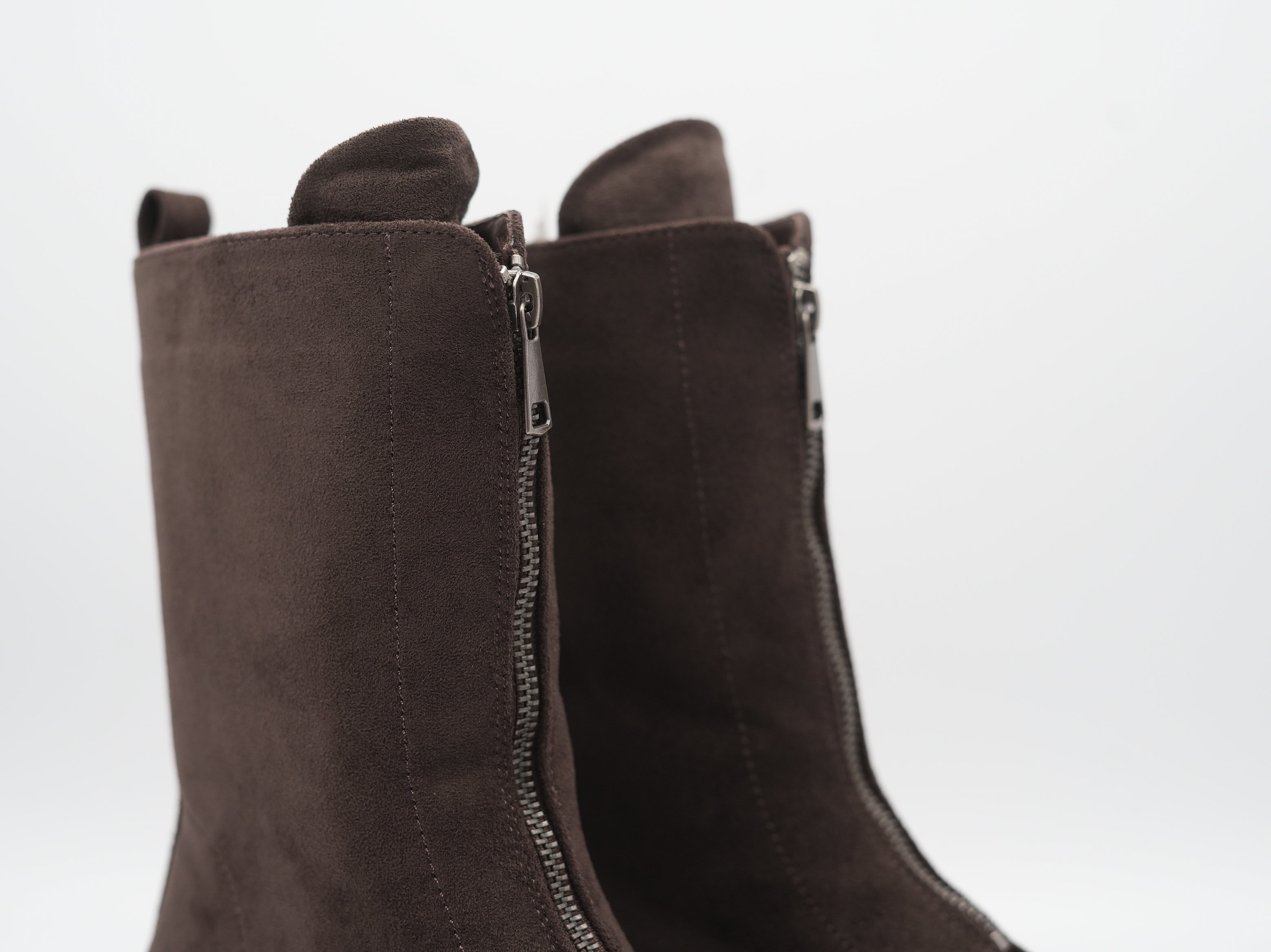 trendige Boots mit Reißverschluss vorne