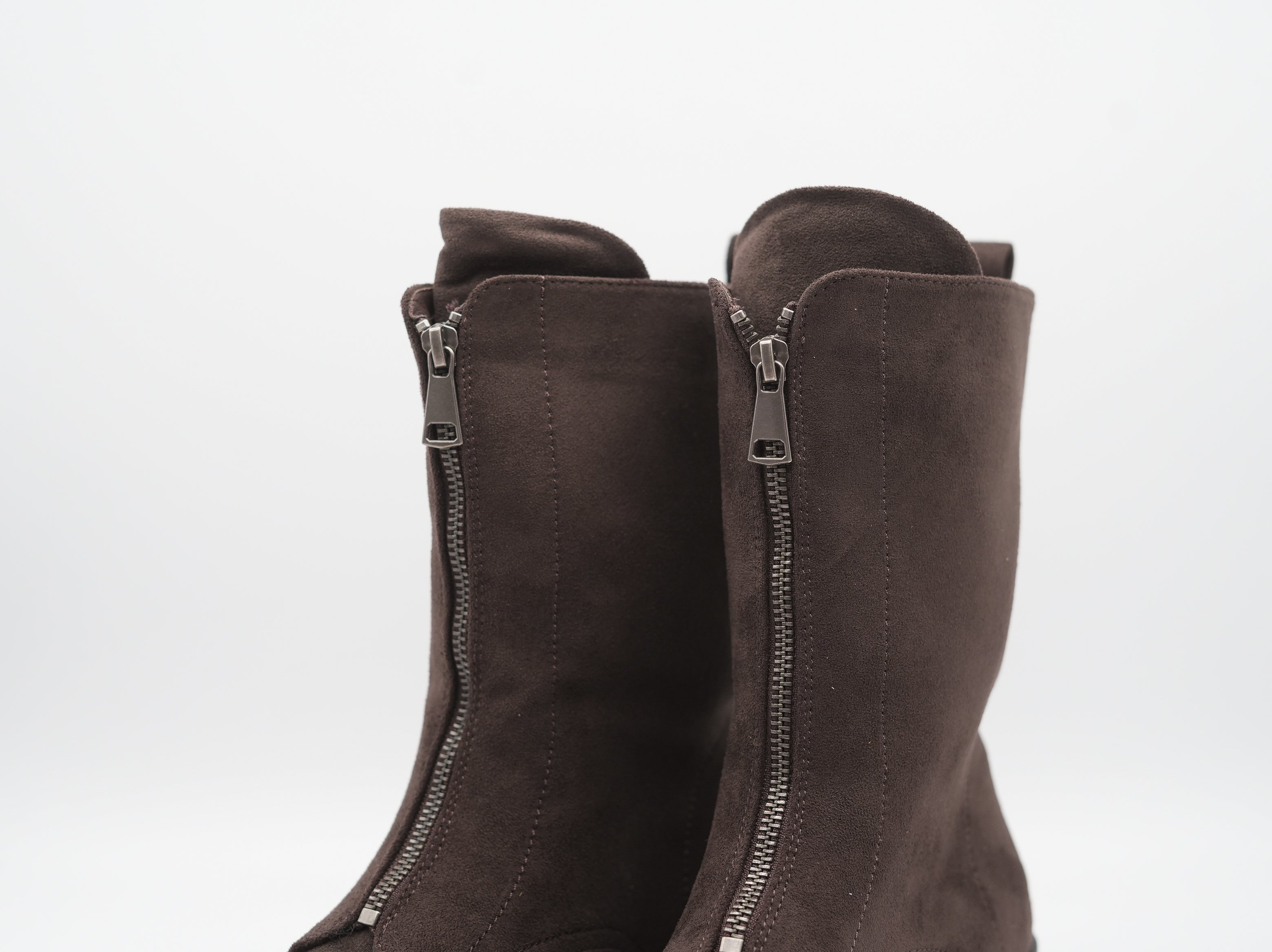 trendige Boots mit Reißverschluss vorne