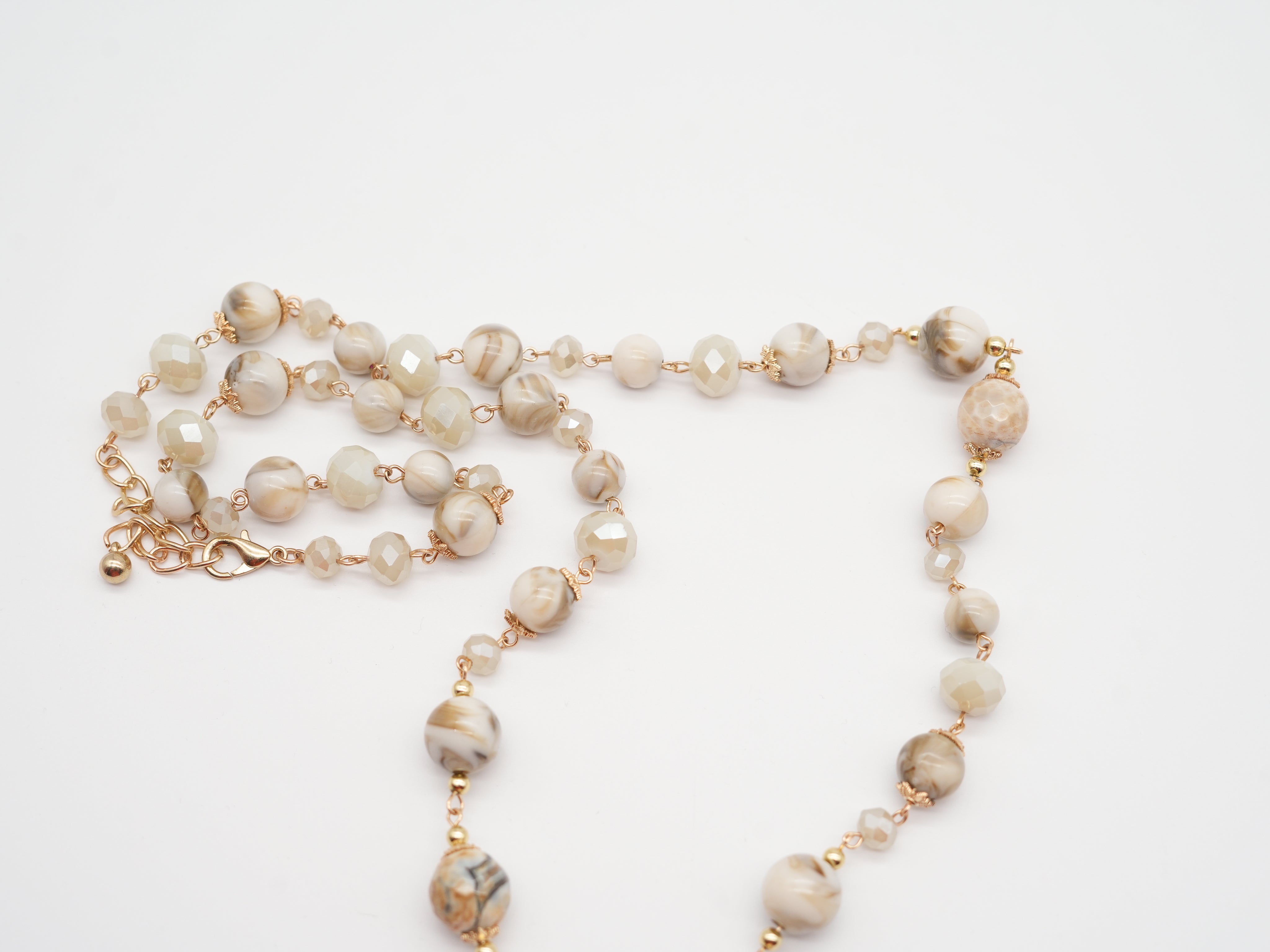 Boho Kette mit Perlen