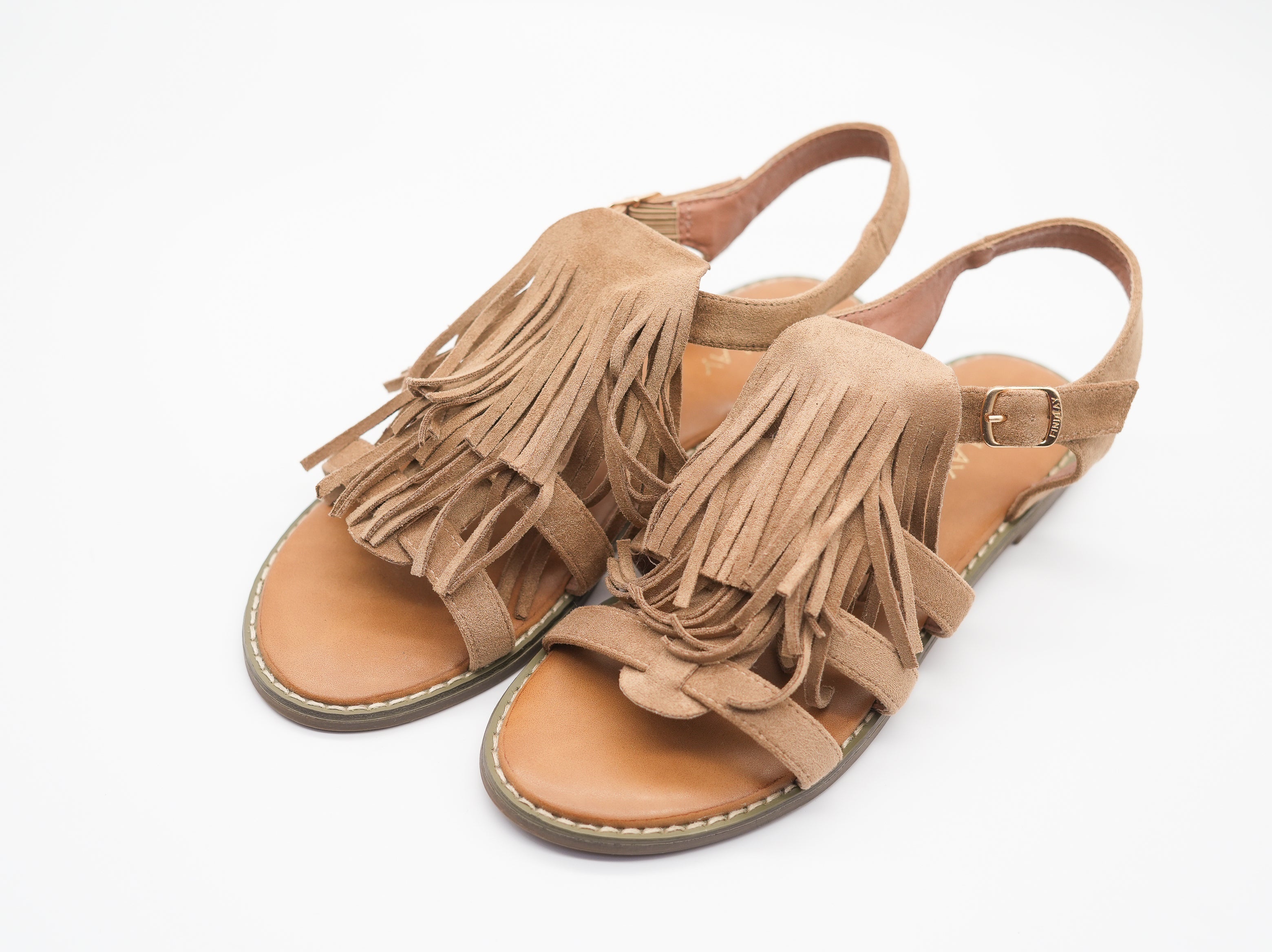 Sandalen mit Fransen
