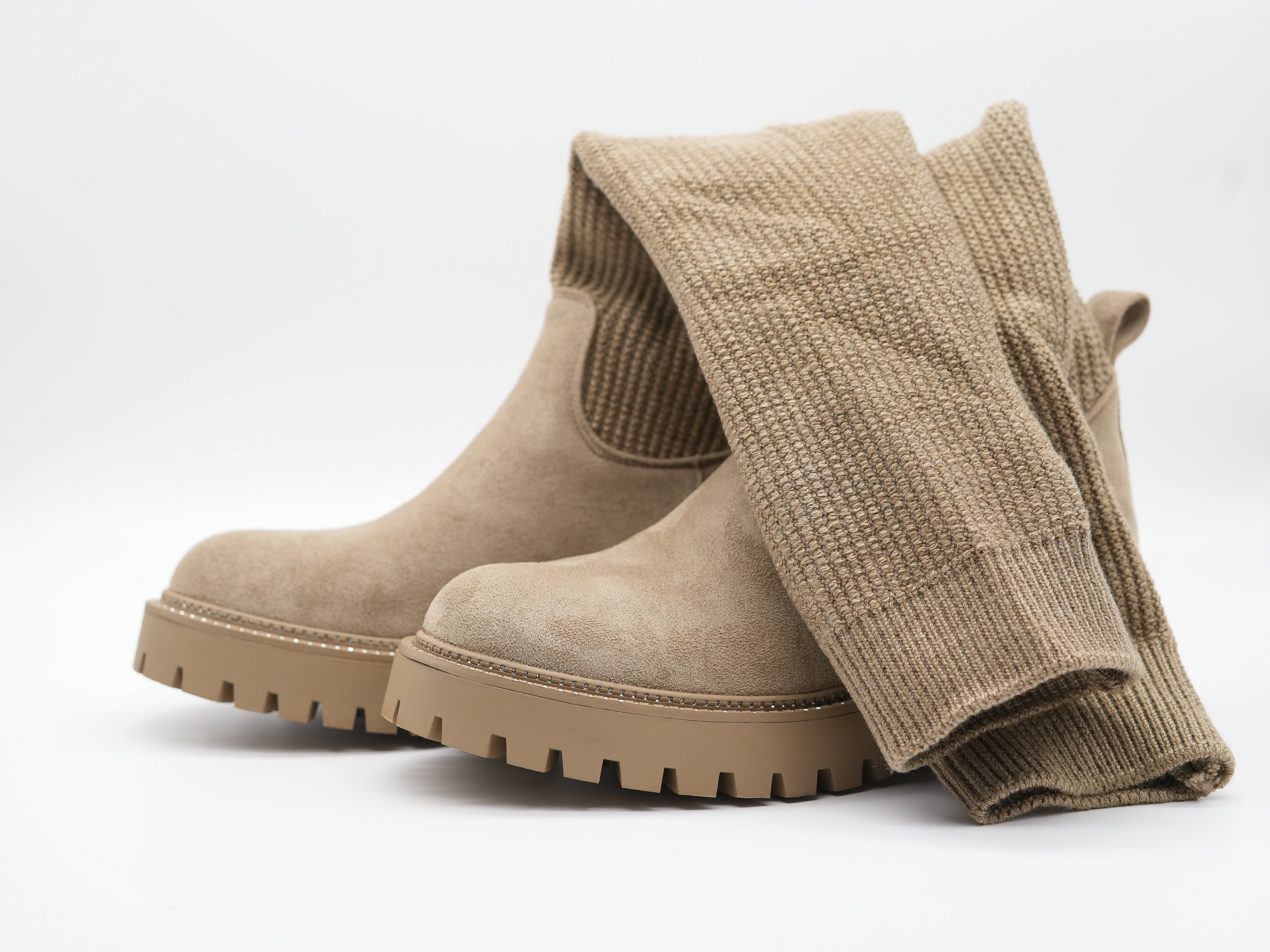 Stiefel~ela~ Beige