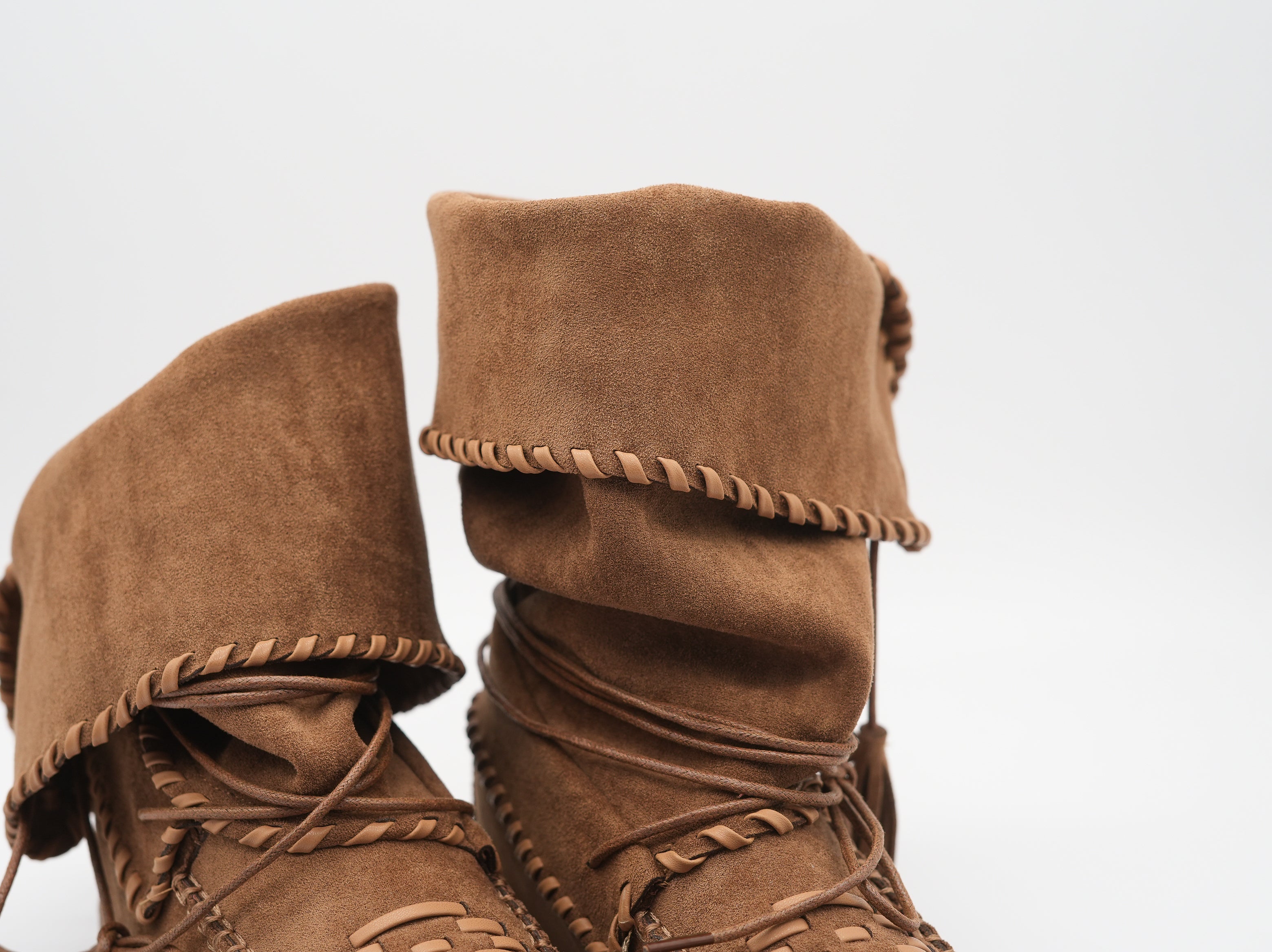 Boots mit Schnürung