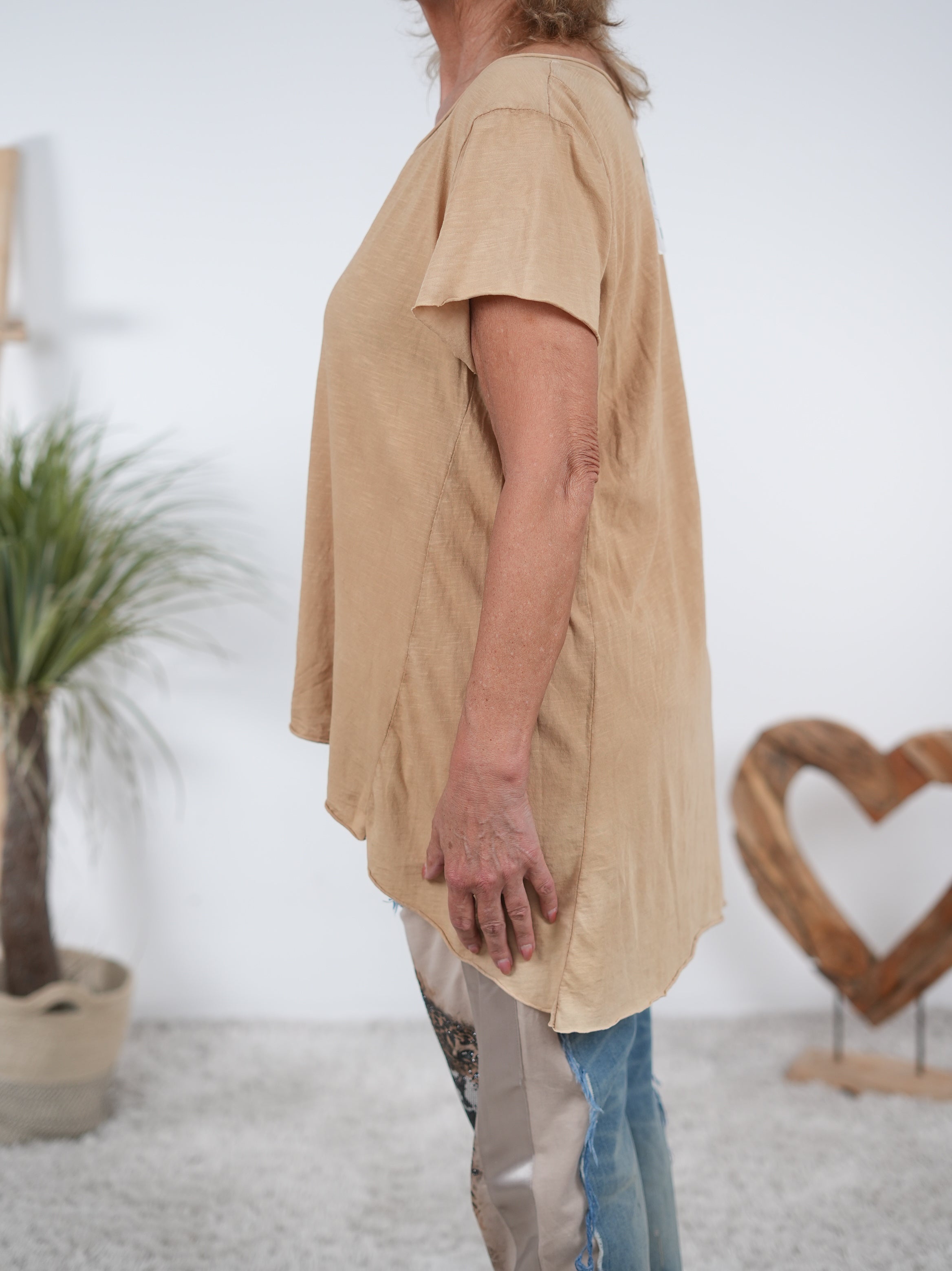 Basic Shirt mit Rundhalsausschnitt