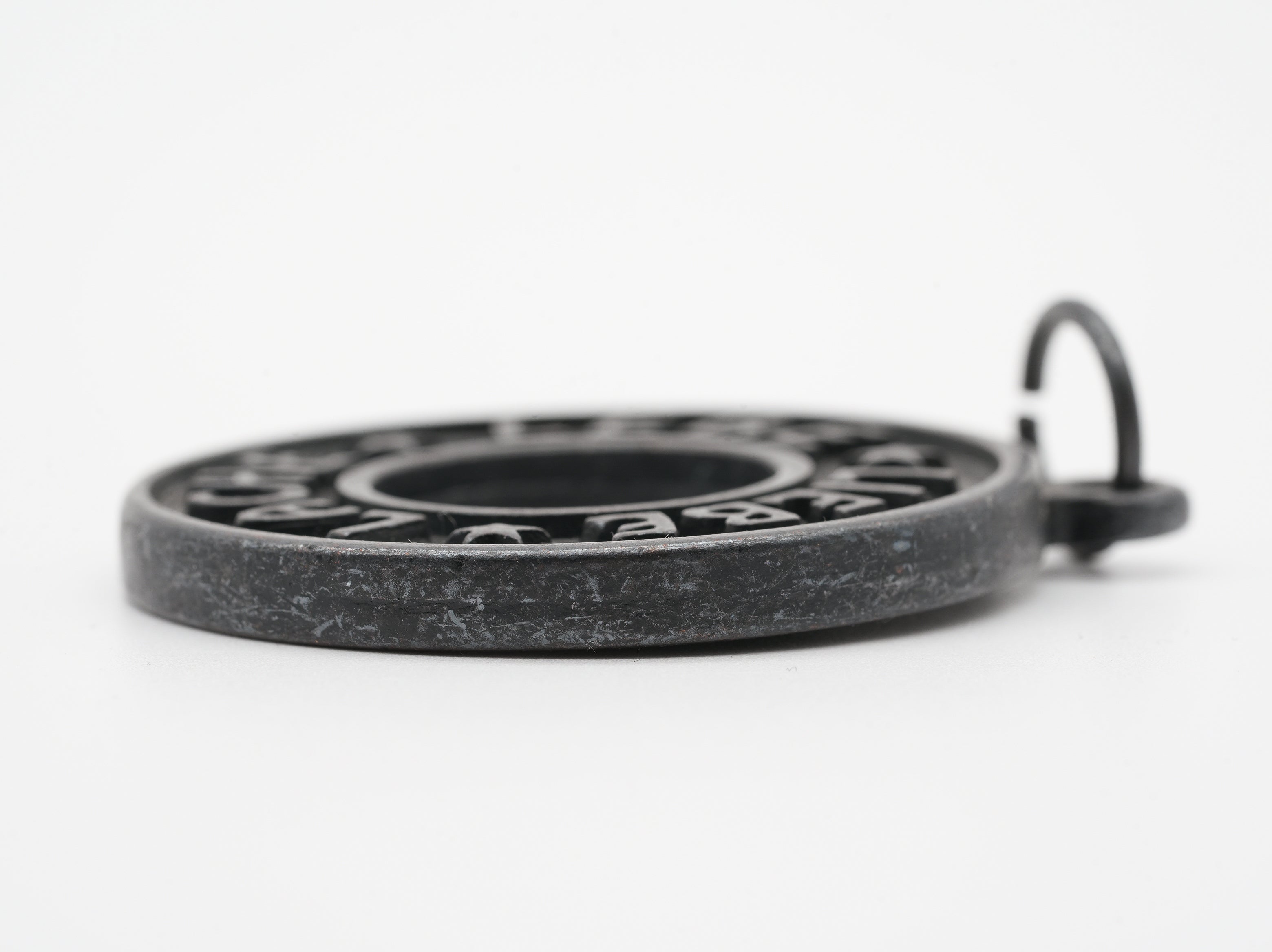 SchauTime Amulett L, Lebe Liebe Lache, schwarz