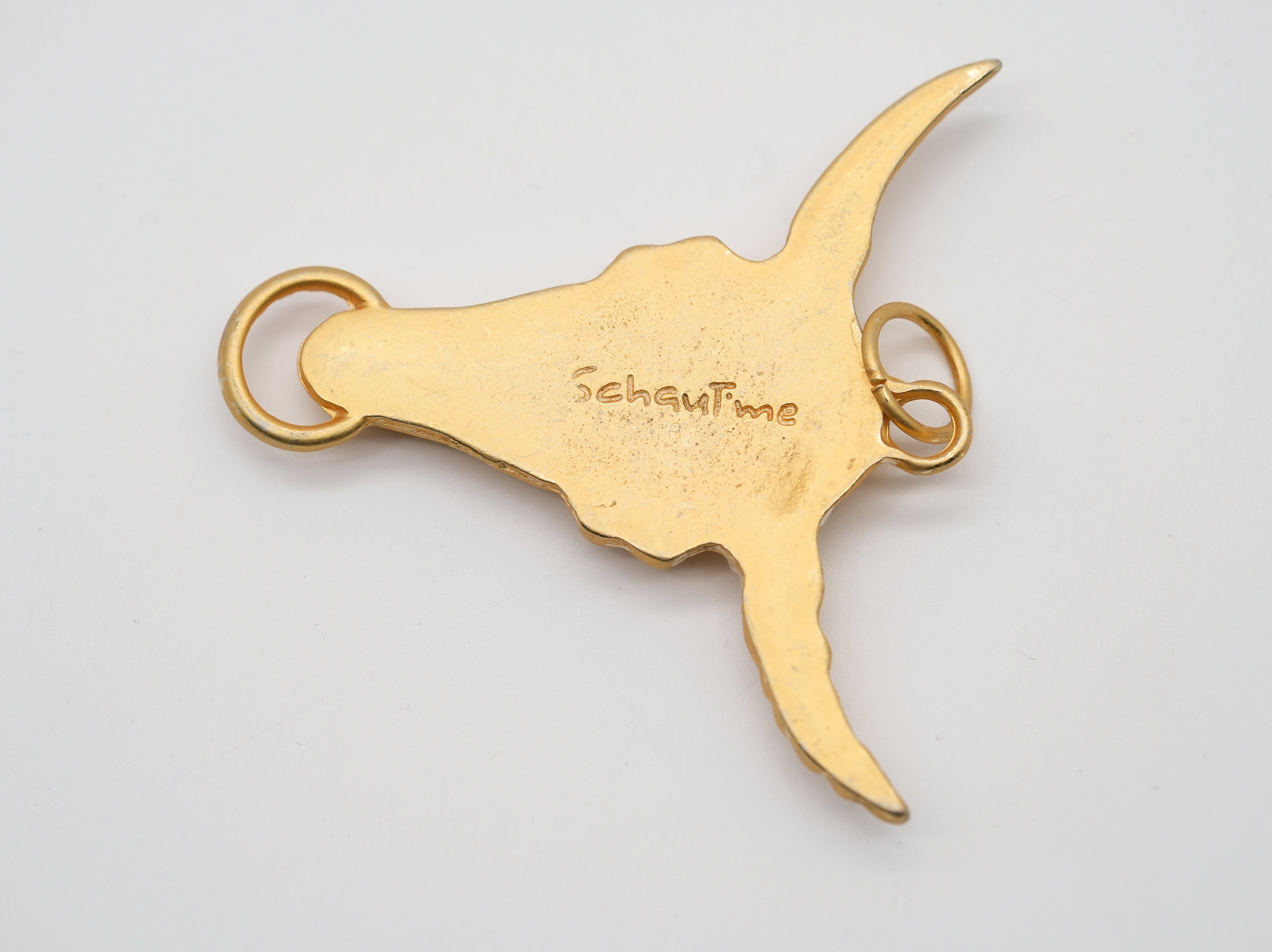 SchauTime Amulett L, Stier-Motiv