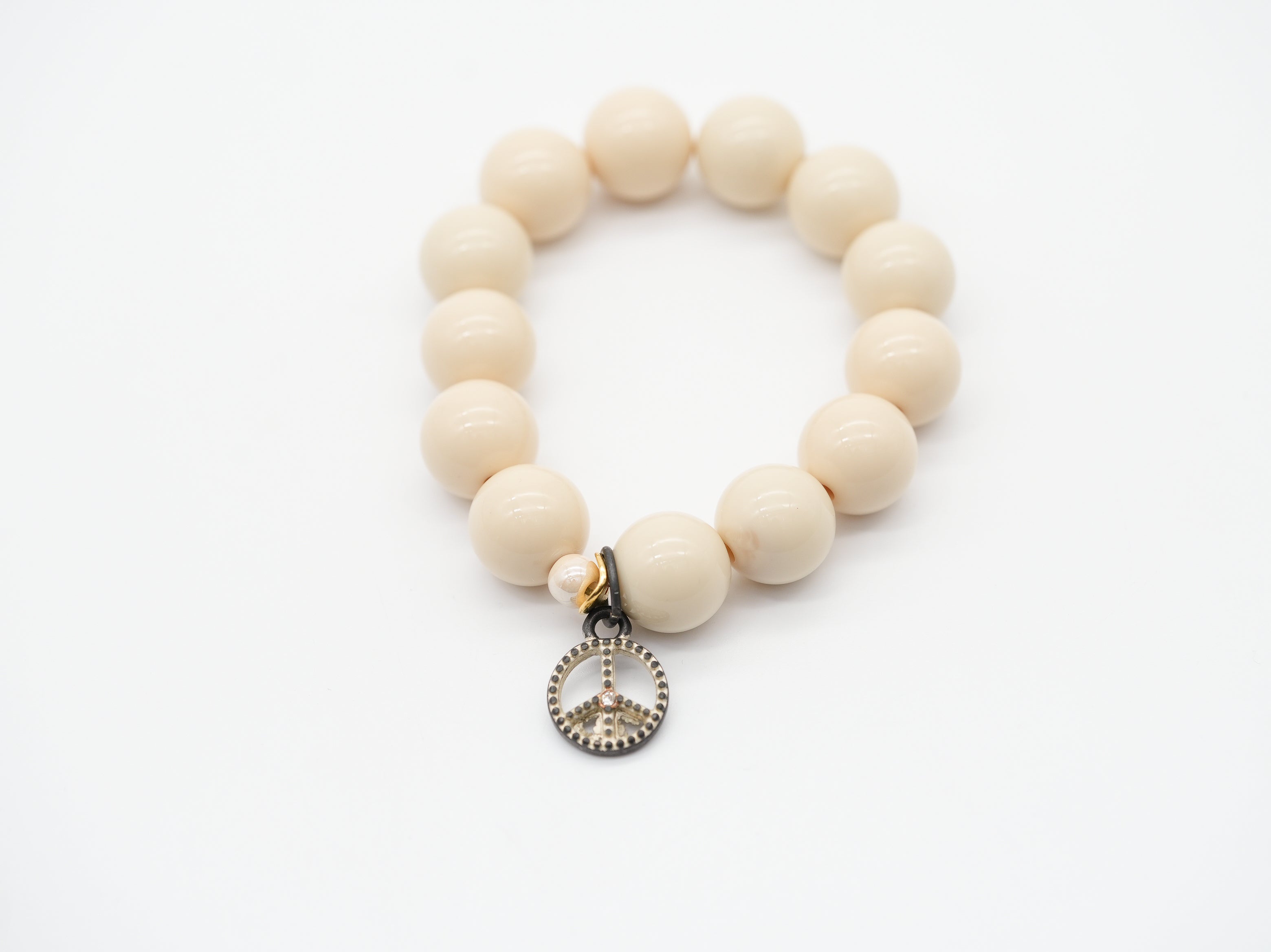 SchauTime Armband, Keramikperlen mit Sahara Amulett