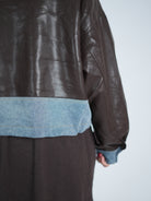 oversize Kunstlederjacke ~jeans~