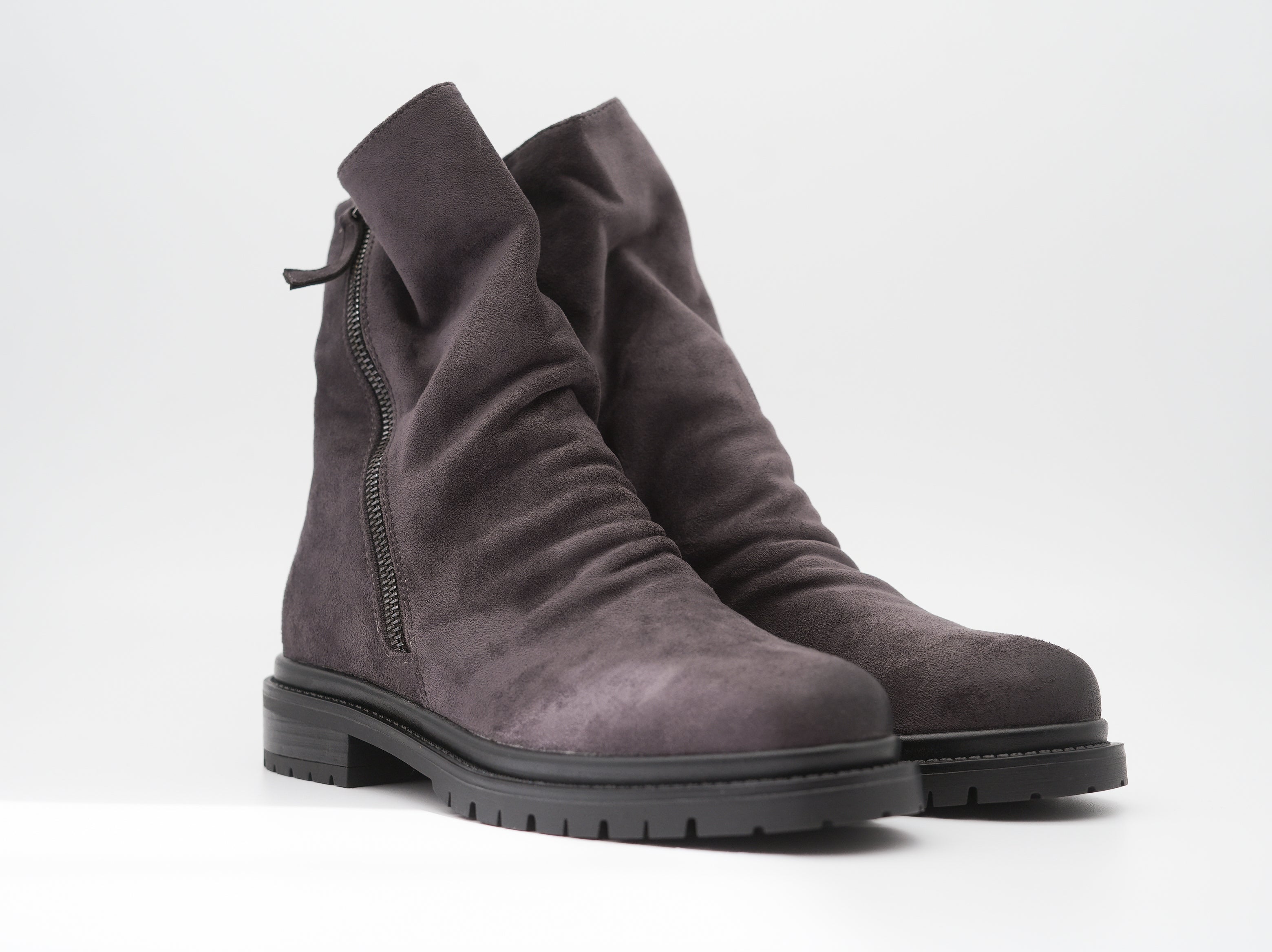 Ankle Boots mit seitlichem Reißverschluss