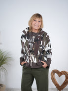 leichte Camo Jacke mit aufgesetzten Taschen