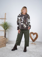 leichte Camo Jacke mit aufgesetzten Taschen