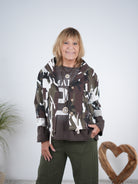 leichte Camo Jacke mit aufgesetzten Taschen