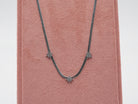 Edelstahlhalskette mit Sternmotiven