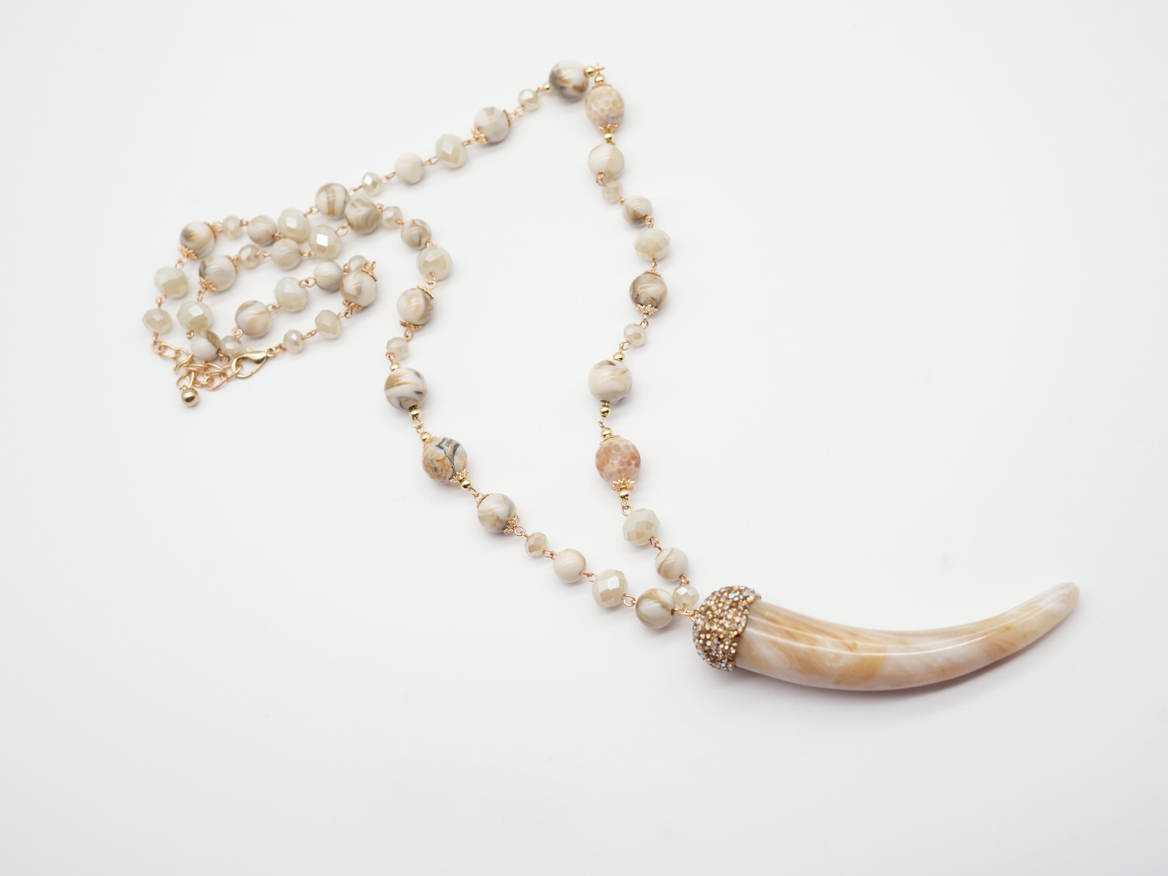 Boho Kette mit Perlen