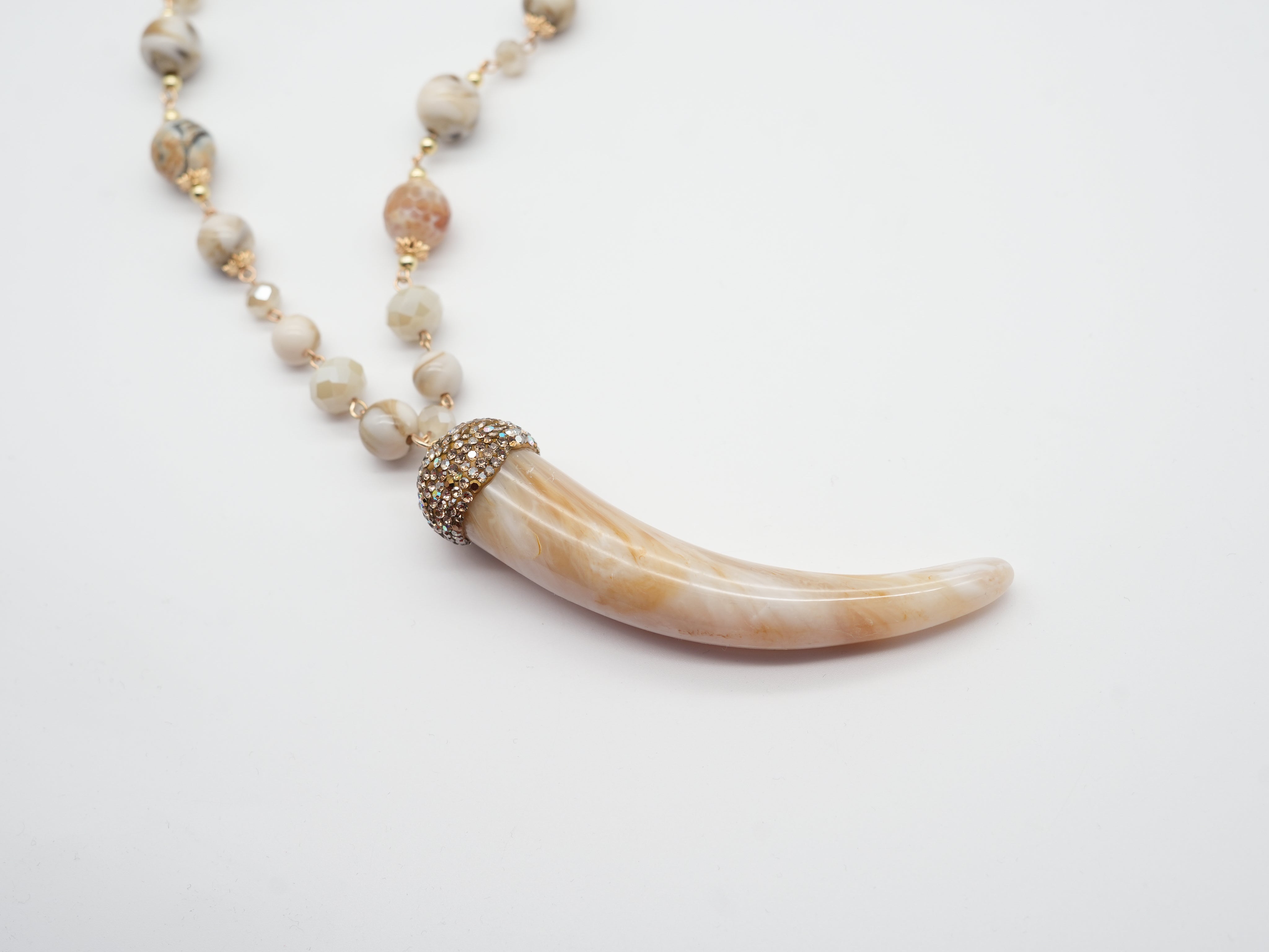 Boho Kette mit Perlen