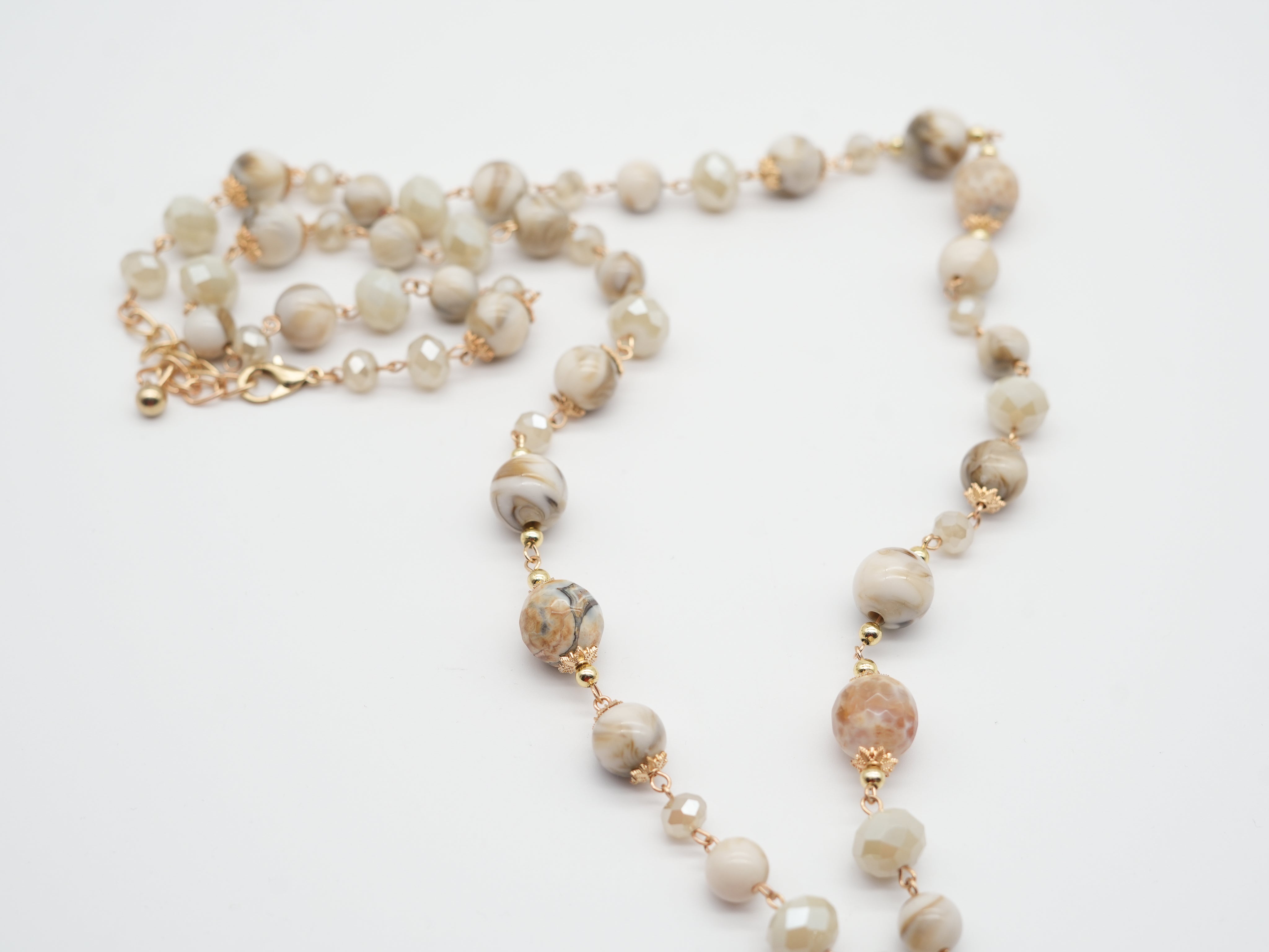 Boho Kette mit Perlen