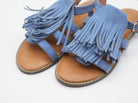Sandalen mit Fransen