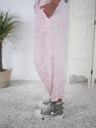 Leinen Pants im ausgefallenem Schnitt