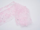 transparente Socken mit rosanem Schimmer