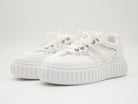 Sneaker mit Details aus Spitze