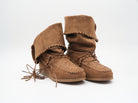 Boots mit Schnürung Camel