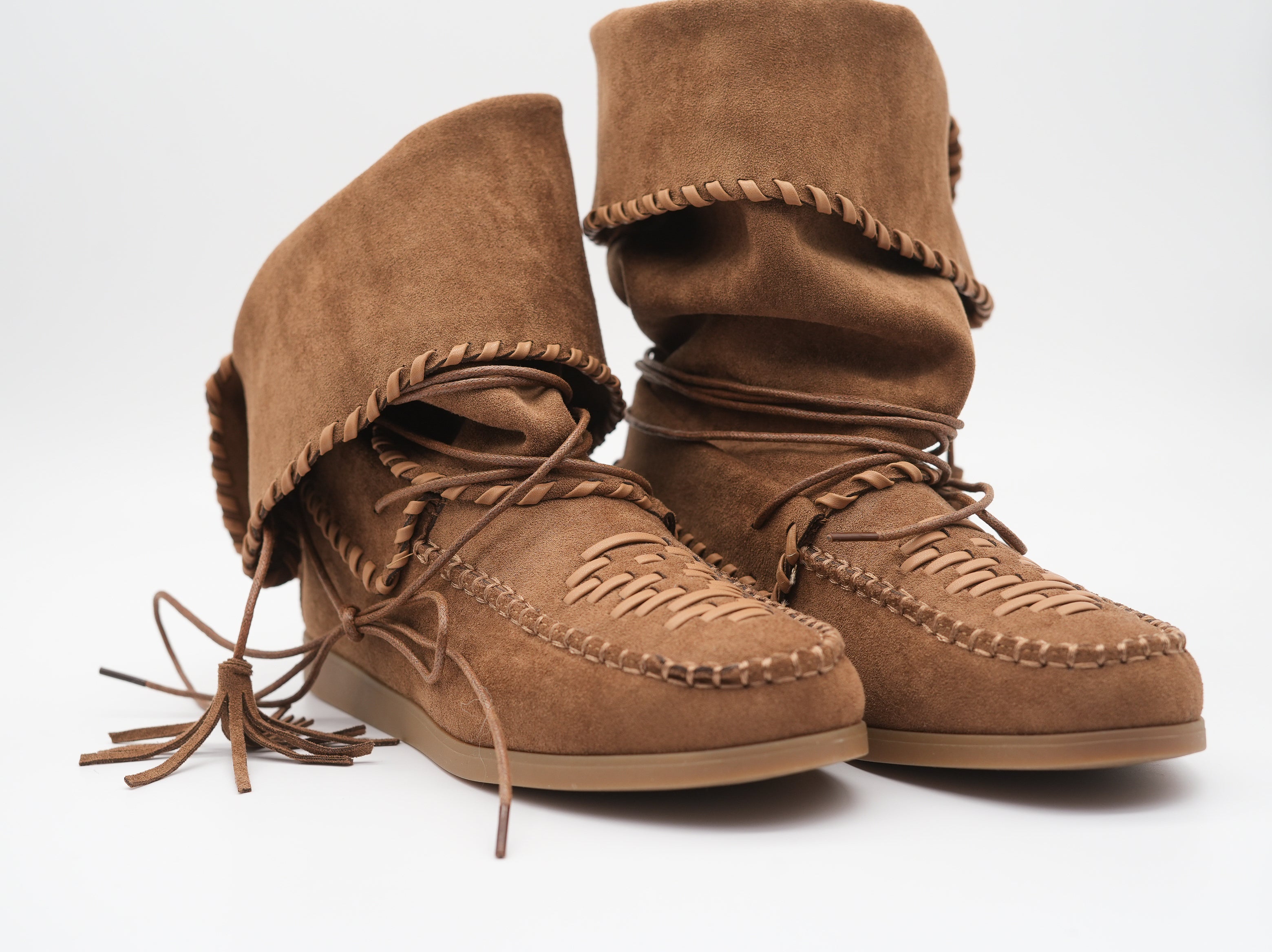Boots mit Schnürung