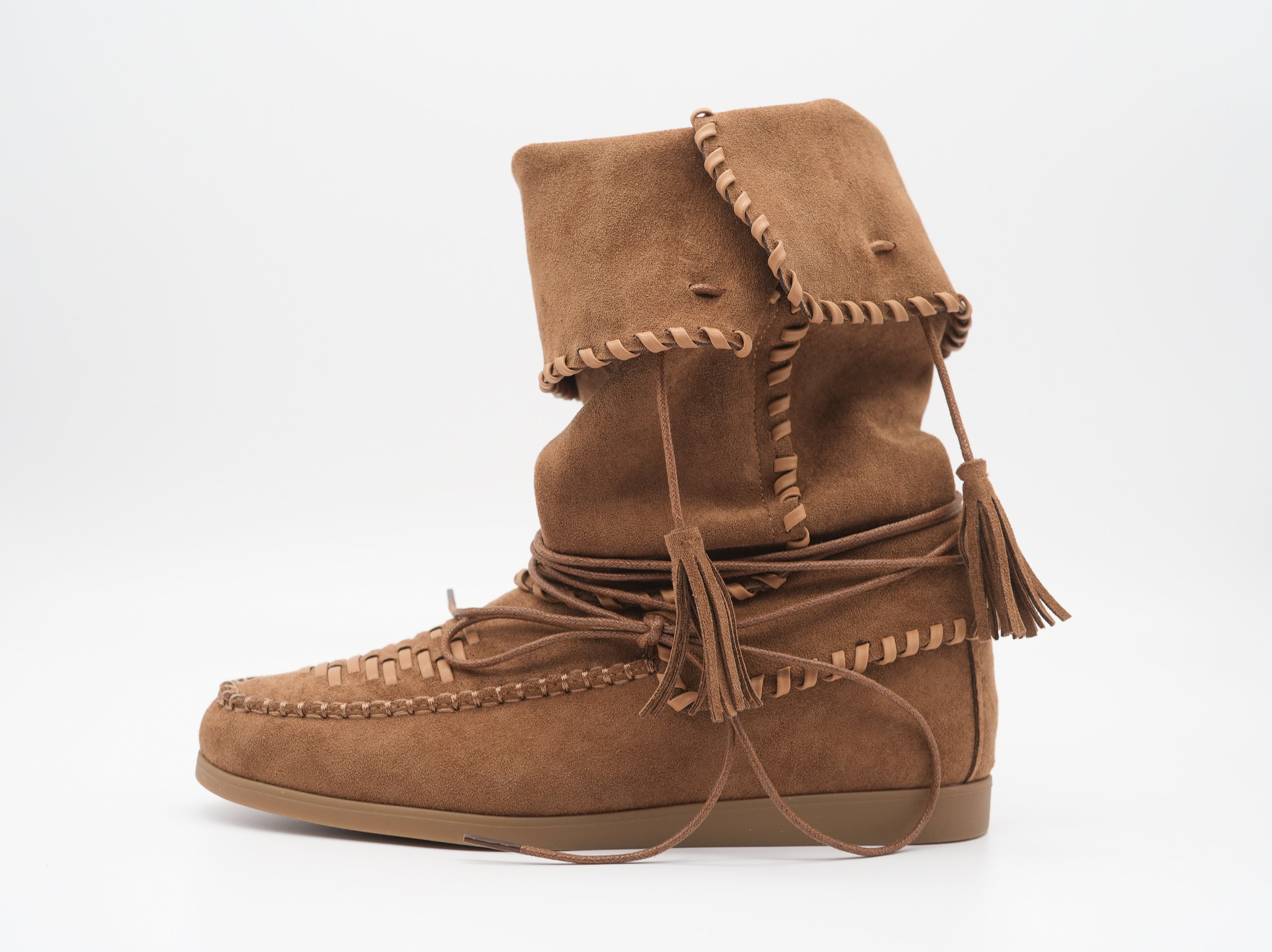Boots mit Schnürung