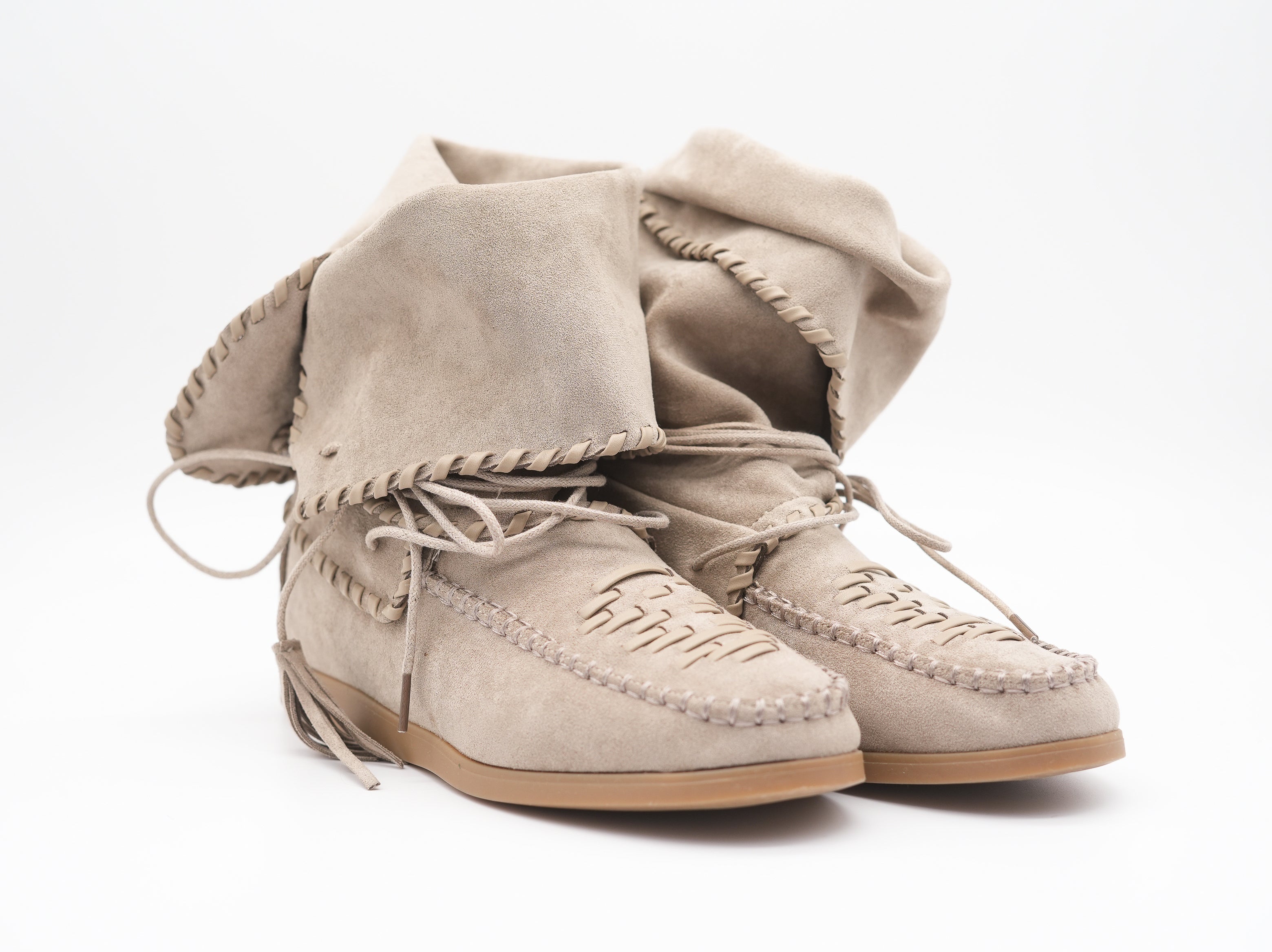 Boots mit Schnürung