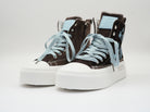 High Sneaker mit Paillettenmuster