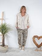 Lässige Velours Jacke