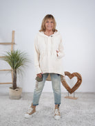 Oversize Longhoody mit Känguru Tasche