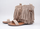 Sandalen mit Fransen