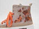 High Sneaker mit Paillettenmuster