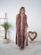 Leichtes Kleid im Mustermix