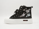 High Sneaker mit Paillettenmuster