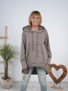 Oversize Longhoody mit Känguru Tasche
