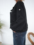 Lässige Velours Jacke