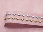 Niedliches Edelstahl Armband mit kleinen Herzen