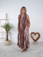 Leichtes Kleid im Mustermix