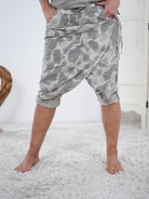 Batik Joggy mit Überwurf Taupe