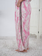 Batik Marlene Hose mit seitlichen Streifen