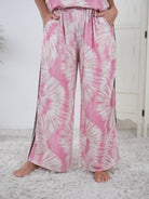 Batik Marlene Hose mit seitlichen Streifen