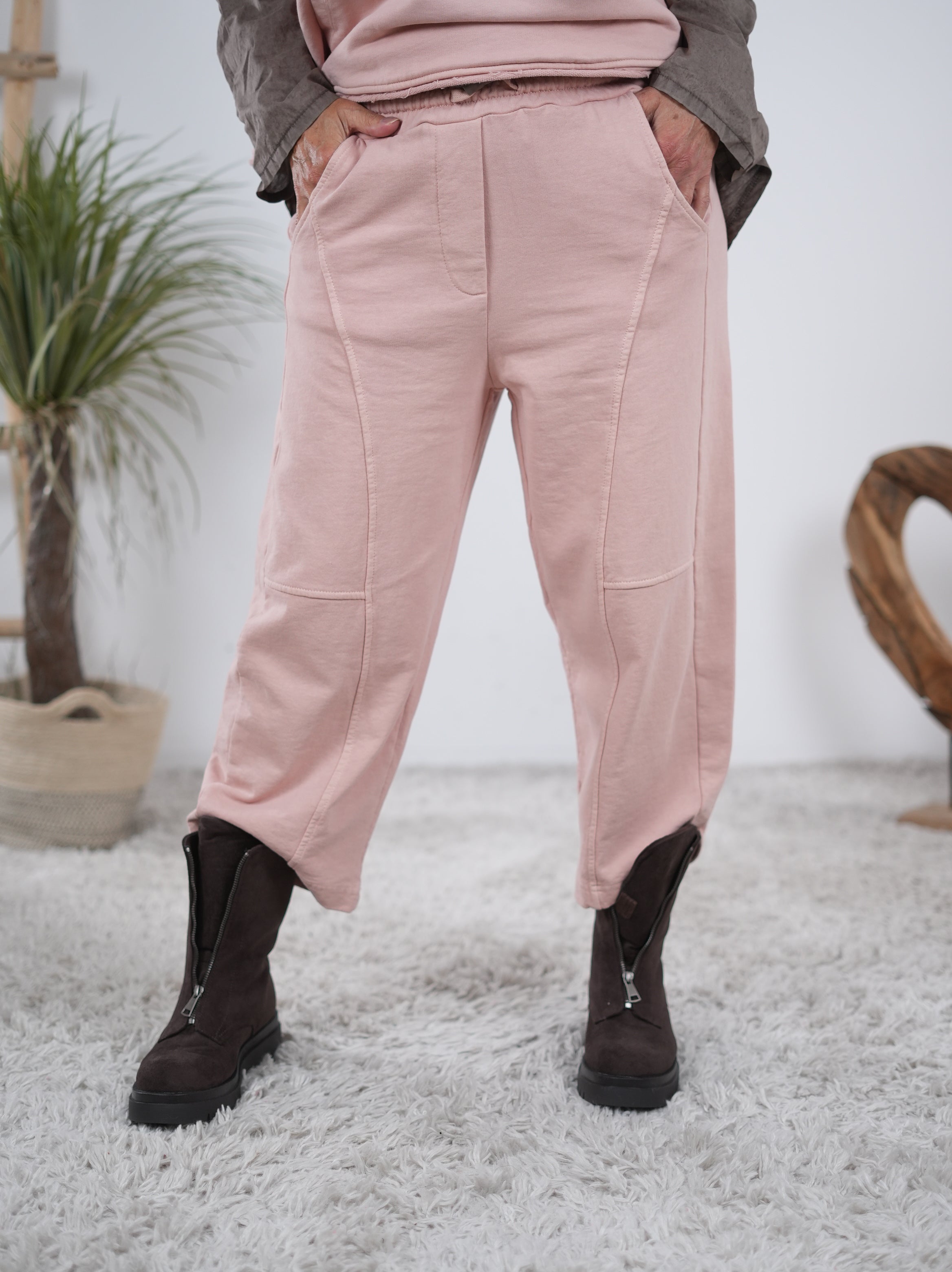 Culotte Hose aus Baumwolle Rosa