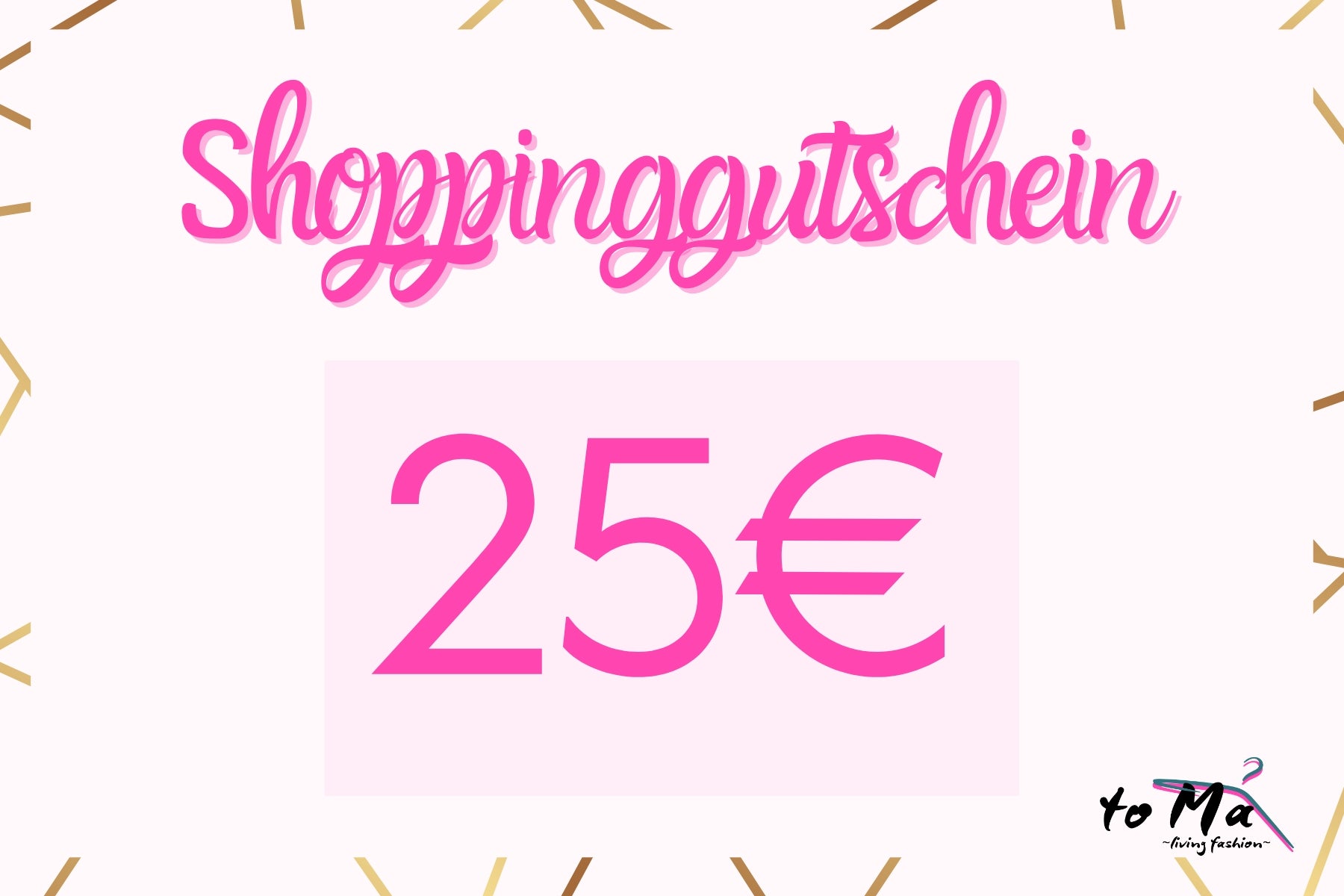 Geschenkgutschein 25€