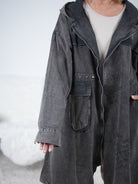 Hingucker Jeans Mantel, oversize