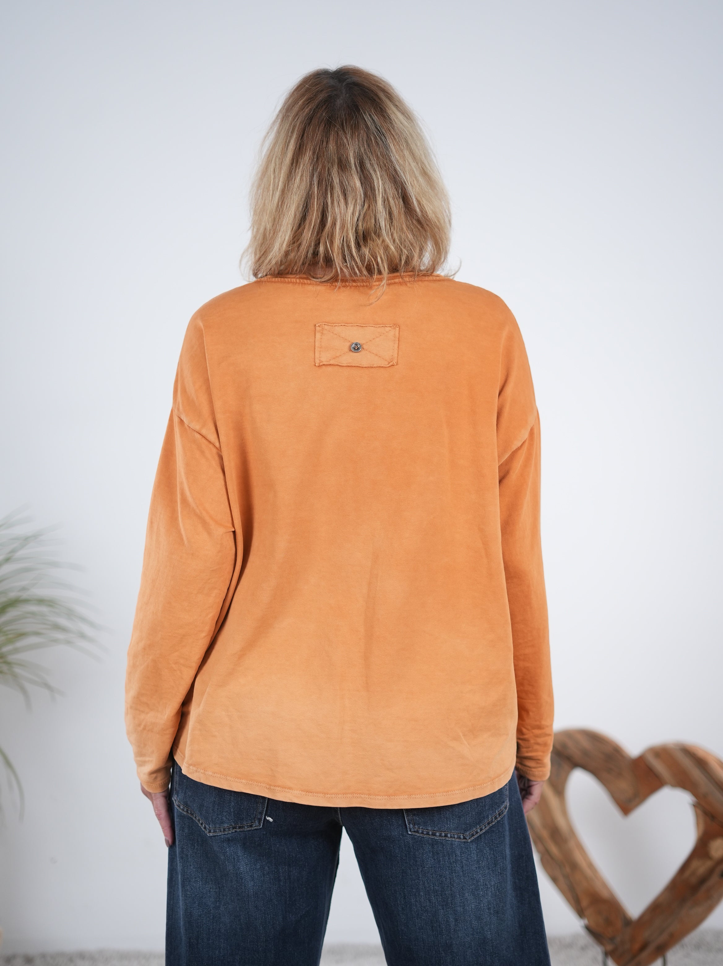 Langarm Shirt mit Ballon Abschluss