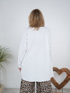 Langarm Shirt mit "believe" Schriftzug