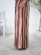 leichte Marlene Hose im Streifen Design