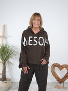 leichter Hoody im Vokuhila Schnitt
