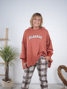 oversize Hoody mit 3D Print
